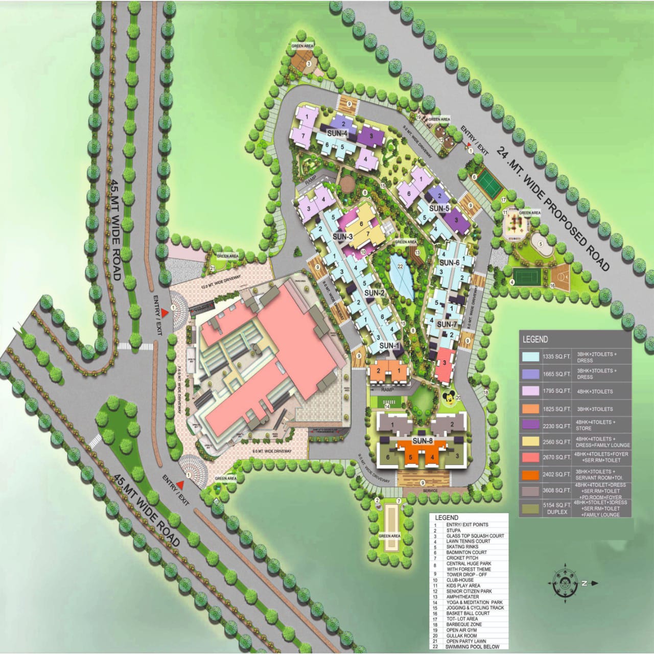 Migsun Atharva Site Plan