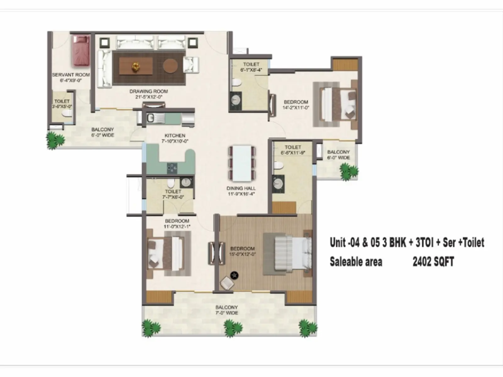 Migsun Atharva Floor Plan