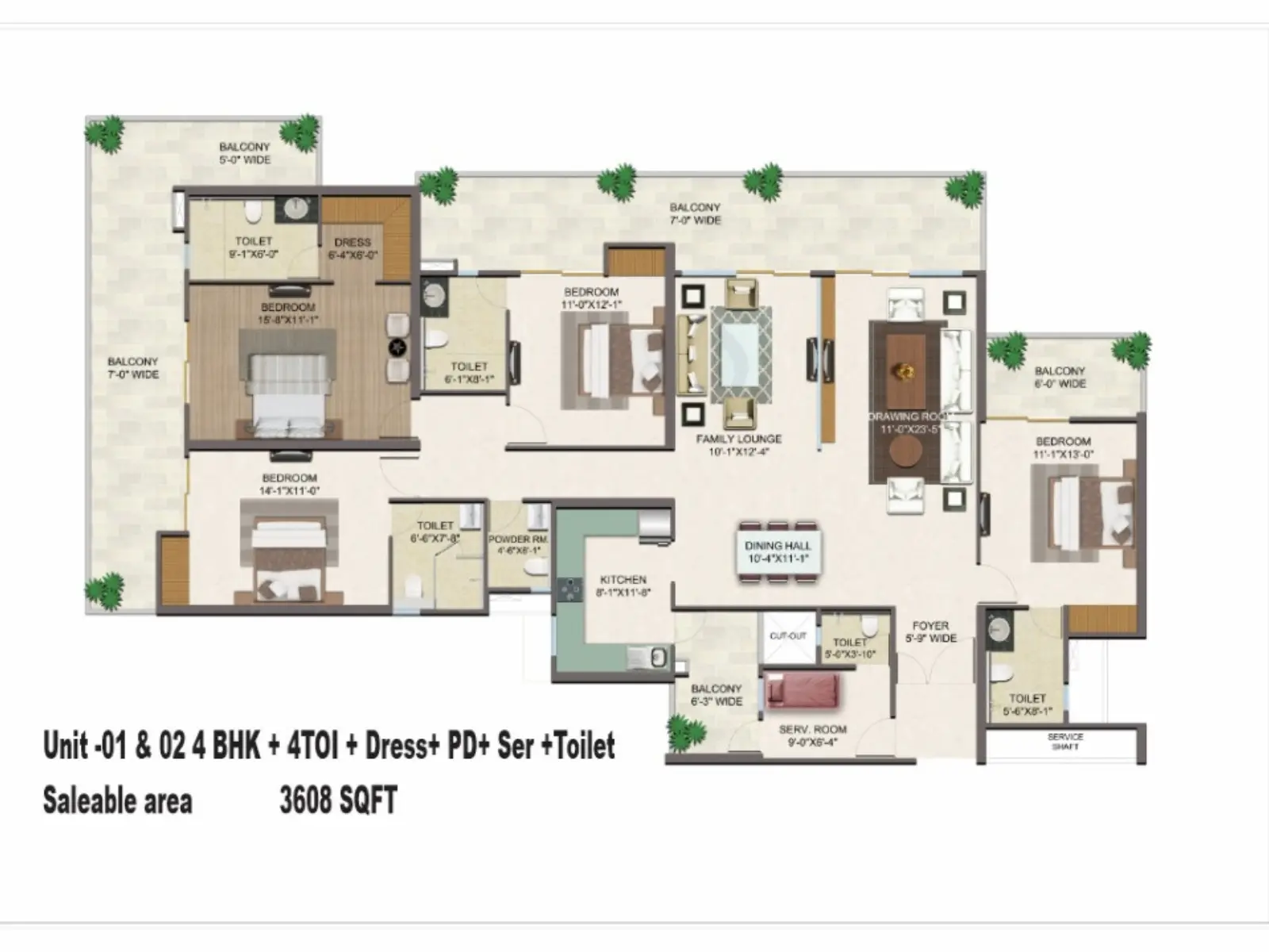 Migsun Atharva Floor Plan