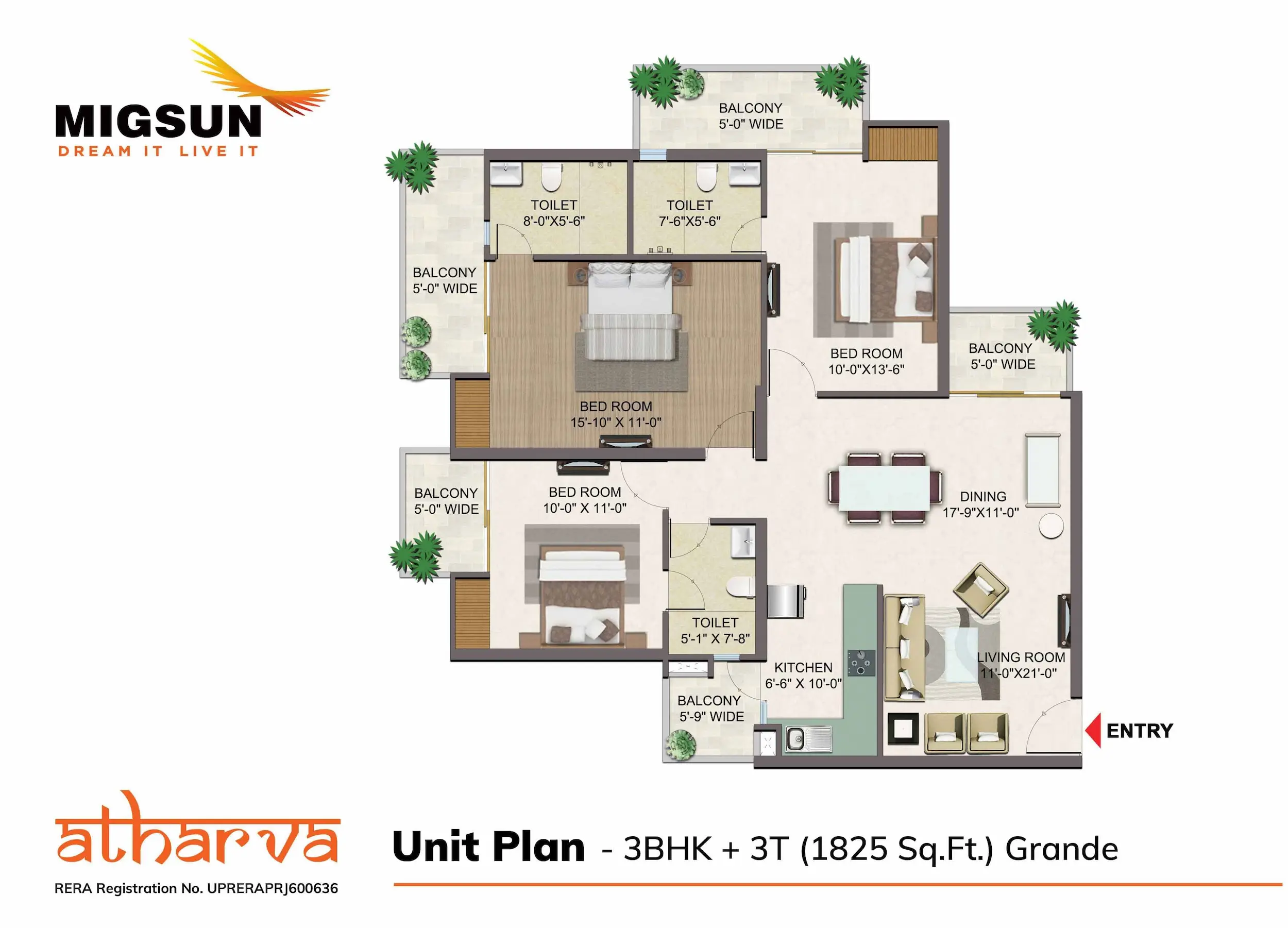 Migsun Atharva Floor Plan