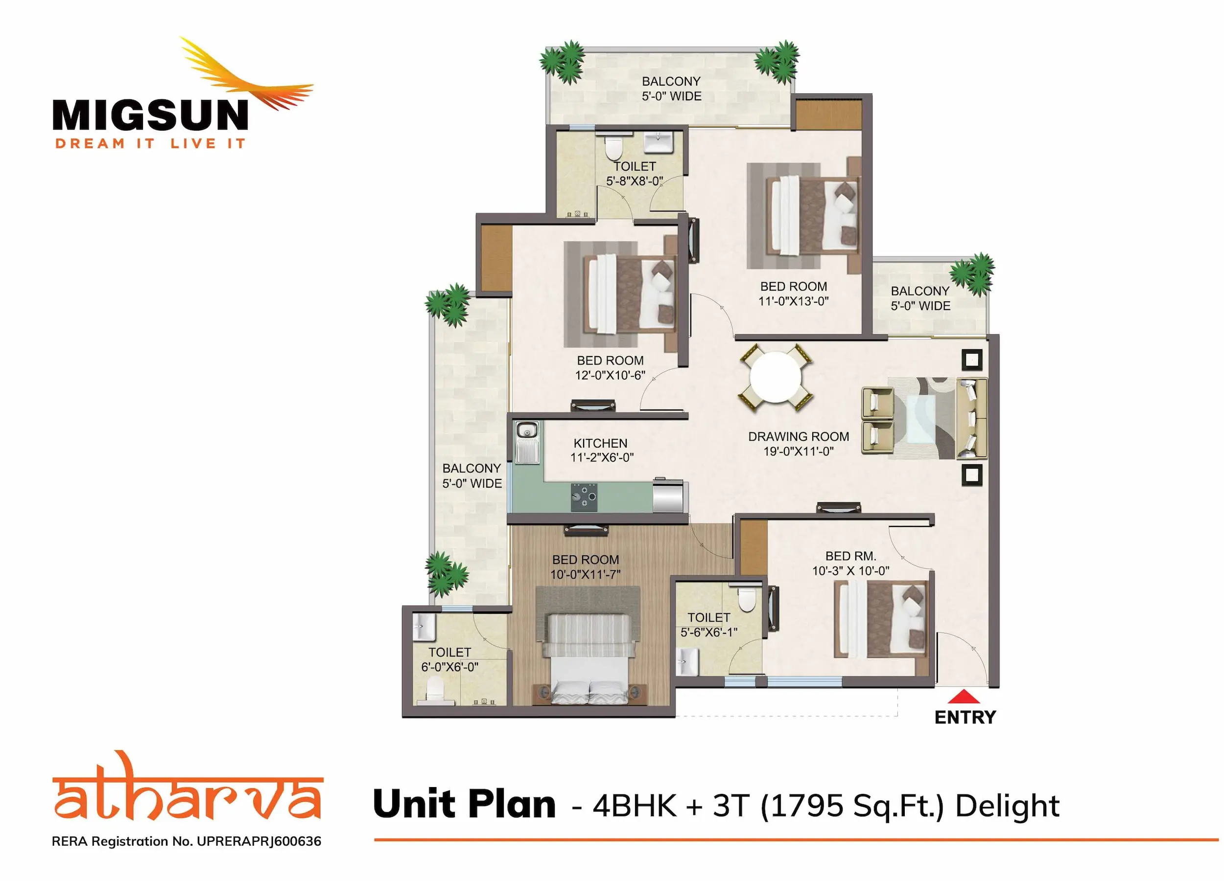 Migsun Atharva Floor Plan