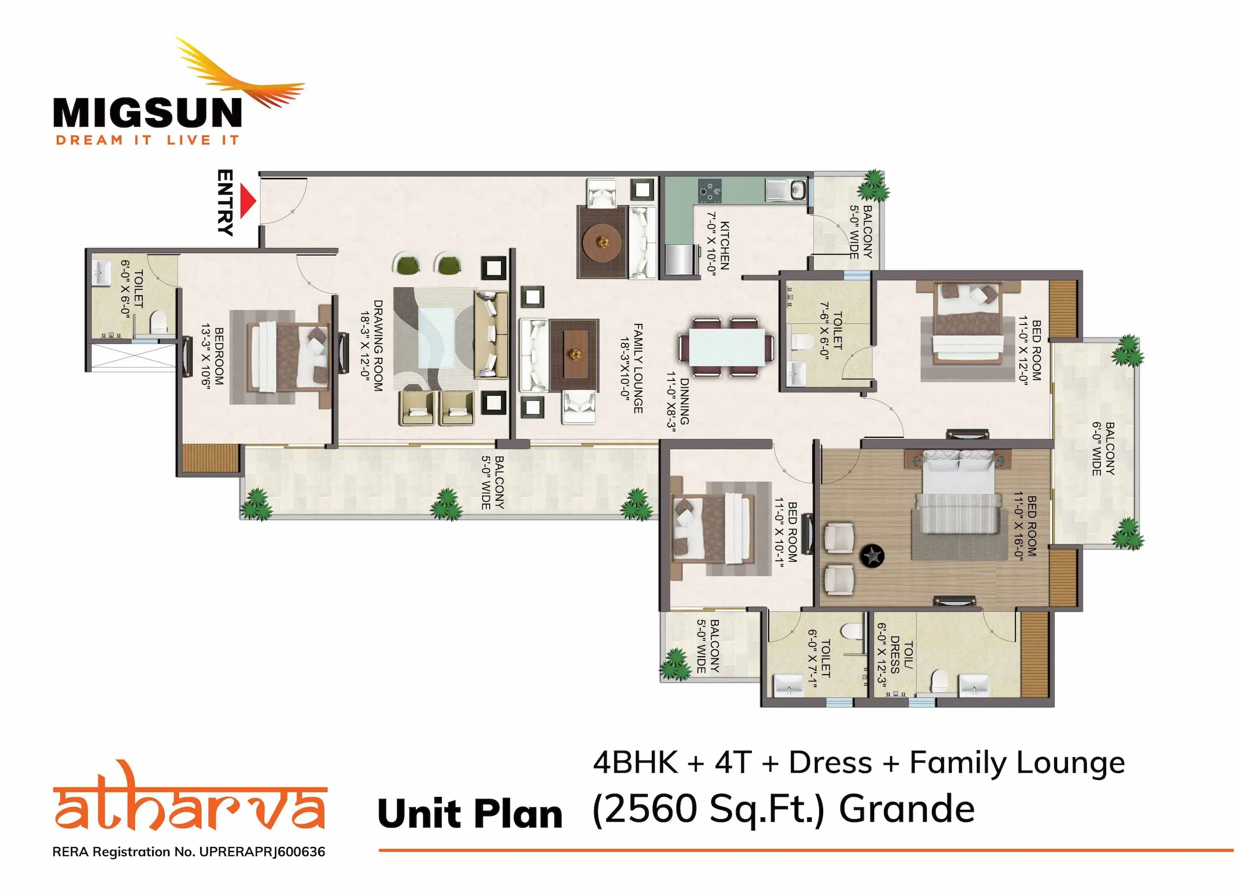 Migsun Atharva Floor Plan